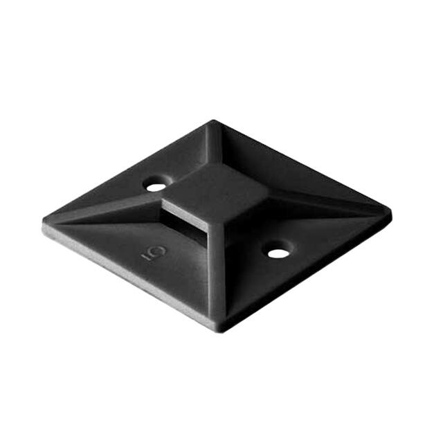 MB30M4 CABLE TIE HLDR QUAD SCREW #4 BLK