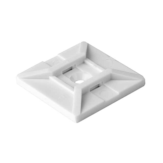 MB4SH10H4 CABLE TIE HLDR DUAL SCREW #6 WHT