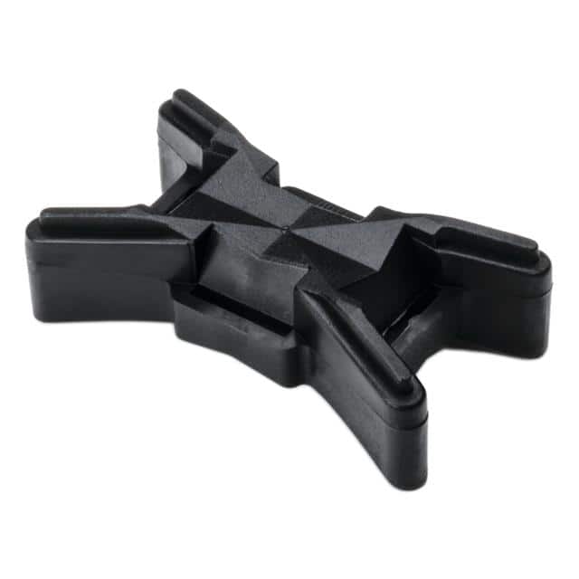 TELS-SPK2 CABLE TIE HLDR SNGLE BLACK