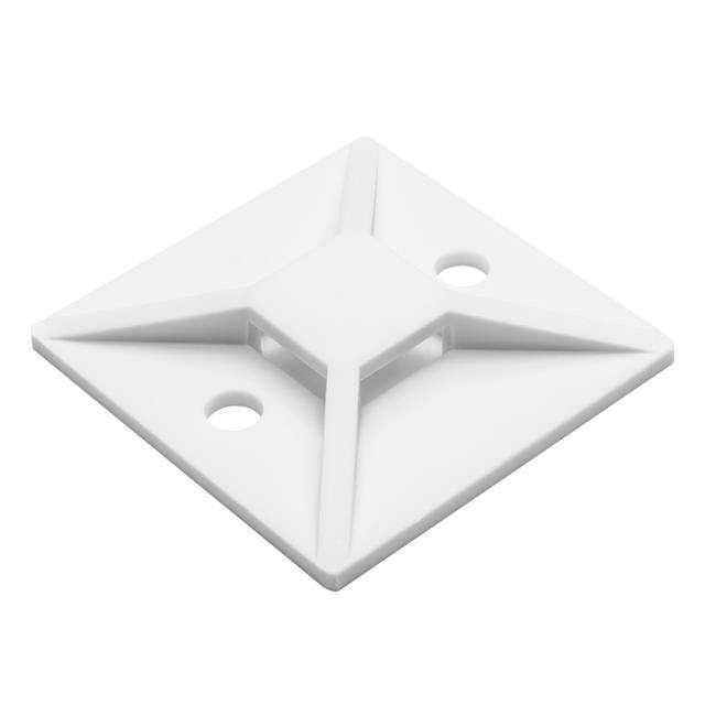 MB510C2 CABLE TIE HLDR QUAD SCREW #8 WHT