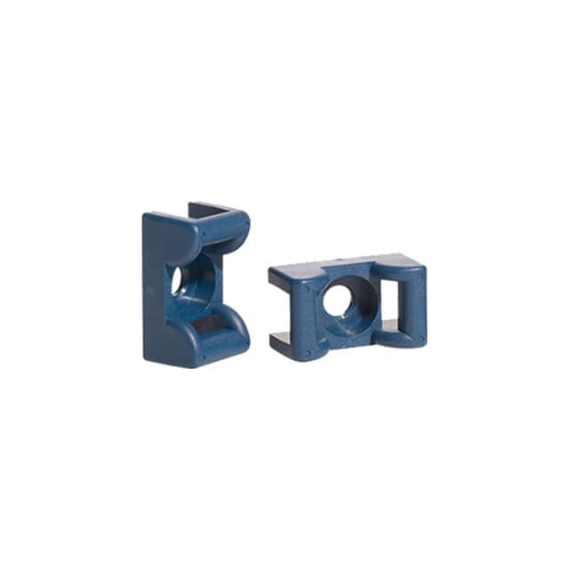 151-00950 CABLE TIE HLD DUAL RIVET MNT BLU