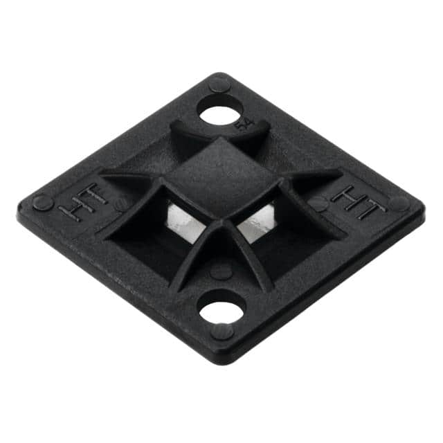151-10914 CABLE TIE HLDR QUAD ADH BLACK