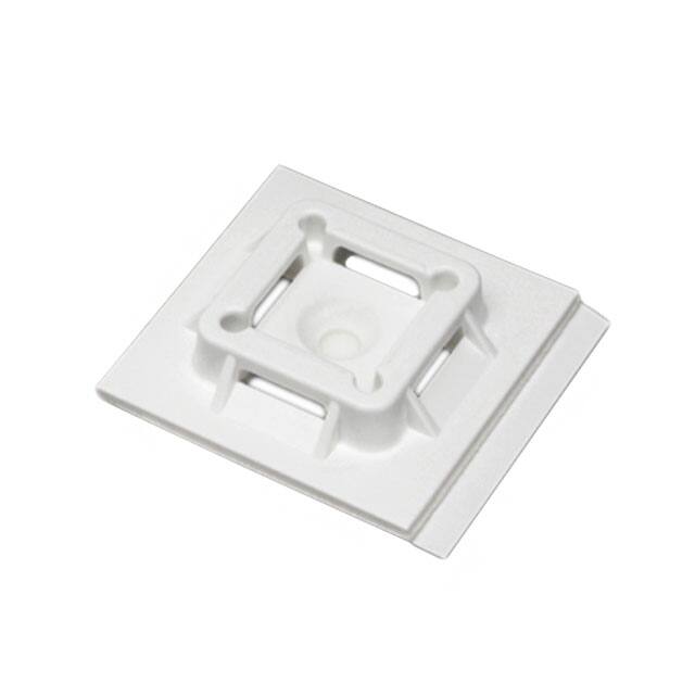 SGABM40-A-L CABLE TIE HLDR QUAD ADH WHITE