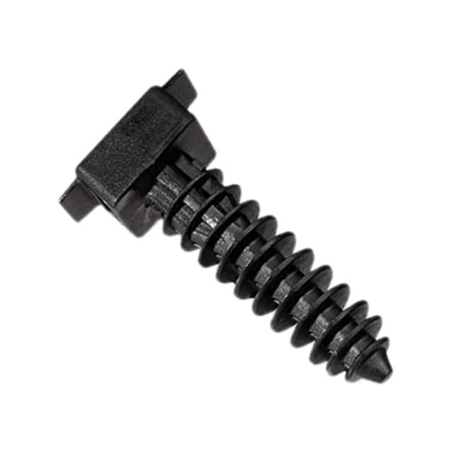 SGMPMWH32-L0 CABLE TIE HLDR SGL PUSH MNT BLK