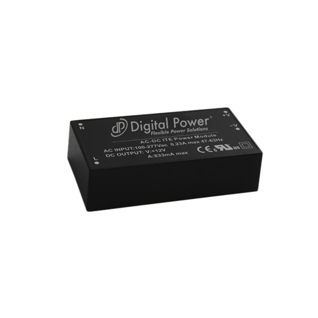 DPAHCH10 The Digital Power Corporation DPAHCH10 is an enclosed AC/DC converter with universal input. It features through-hole mounting and operates from 90-305 VAC.