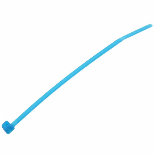 PLT1M-C76 CBL TIE LOCKING BLU/AQUA 18LB 4"