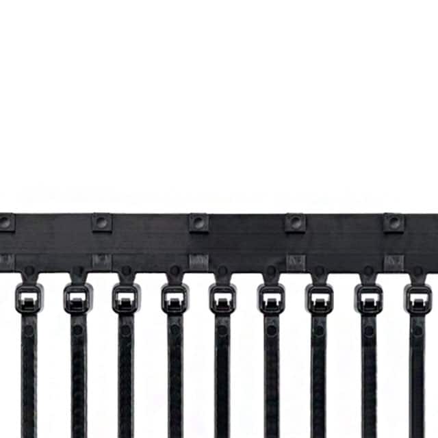 PLT1M-XMR0 CBL TIE LOCKING BLACK 18LBS 4"