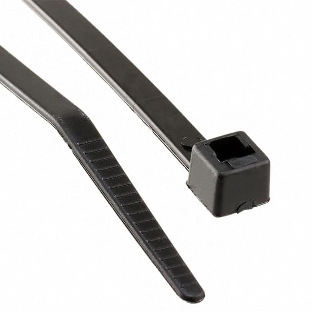 2-603227-0 CBL TIE LOCKING BLACK 30LBS 6"