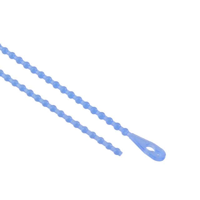 BT-6-10-BL BEADED TIE BLUE 6"