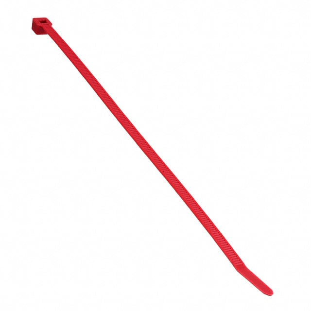 T50R2M4 CBL TIE LOCKING RED 50LBS 7.95"