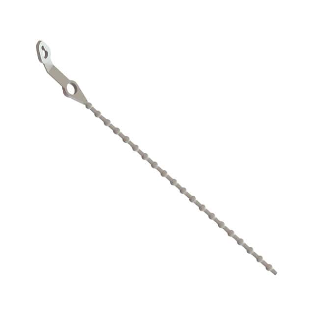 ST-305 BEADED TIE NATURAL 5"
