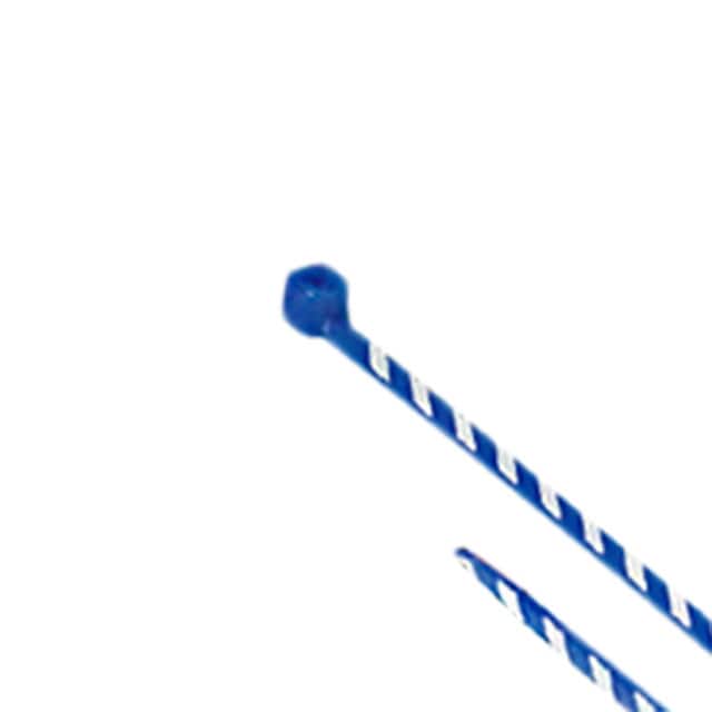 PLT1M-L6-10 CBL TIE LOCK BLUE/WHITE 18LB 4"
