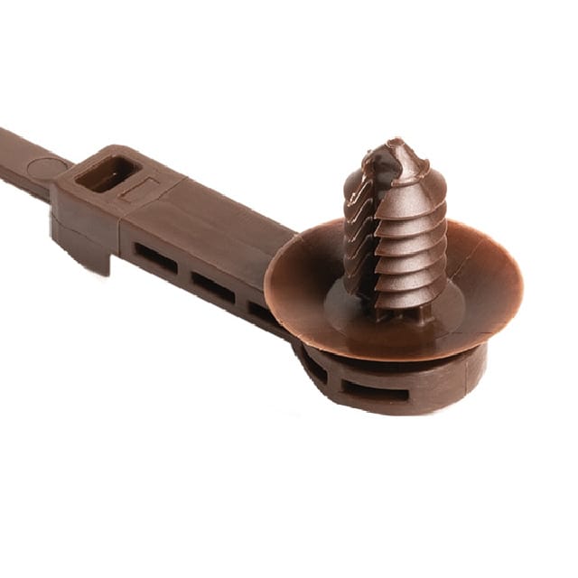 157-00186 CBL TIE 1PC LOCK BRN 50LBS 9.06"