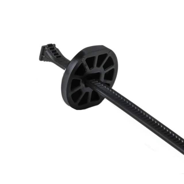 132-00032 BUTTON HEAD TIE BLK 105LBS 1.25'