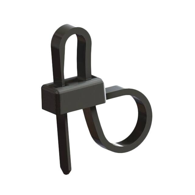 WITA-50LDH-UV-M CBL TIE DBL HEAD BLK 50LB 1.214'