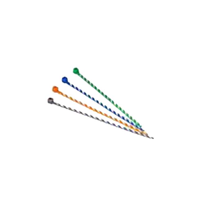 PLT1M-L3-0 CBL TIE LOCKING ORG/BLK 18LB 4"