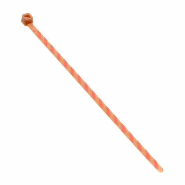 PLT1M-L1-2 CBL TIE LOCKING BRN/RED 18LB 4"
