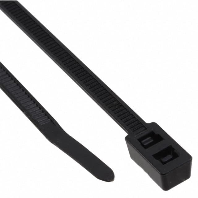 T50IDH0C2 CBL TIE DBL HEAD BLACK 50LBS 1'