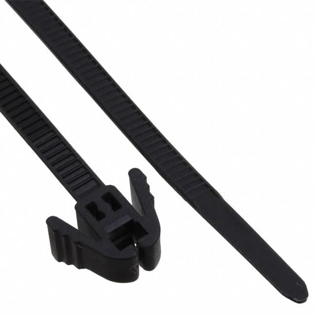 REZ200.NB3P CBL TIE RELEASABL BLK 30LB 7.87"