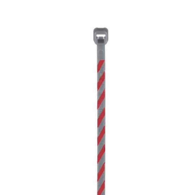 PLT1M-L8-2 CBL TIE LOCK SLATE/RED 18LB 4"