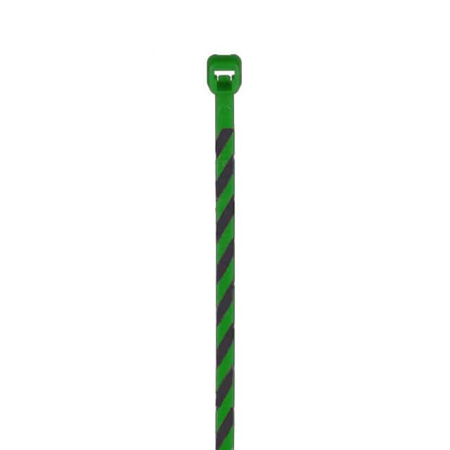 PLT1M-L5-0 CBL TIE LOCKING GRN/BLK 18LB 4"