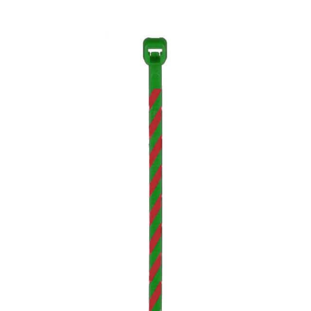 PLT1M-L5-2 CBL TIE LOCKING GRN/RED 18LB 4"