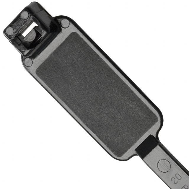 PLM2S-C0 MARKER TIE BLACK 50LBS 7.4"