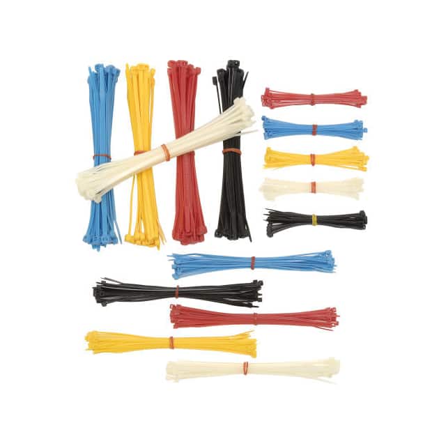 579257 ASSORTED CABLE TIE PACK, 4"L / 6