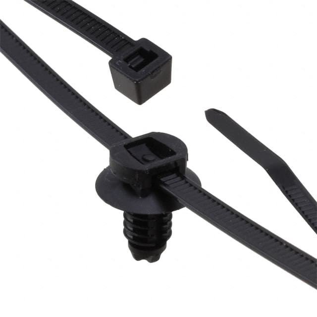 156-04091 CBL TIE LOCKING BLACK 50LBS 8"