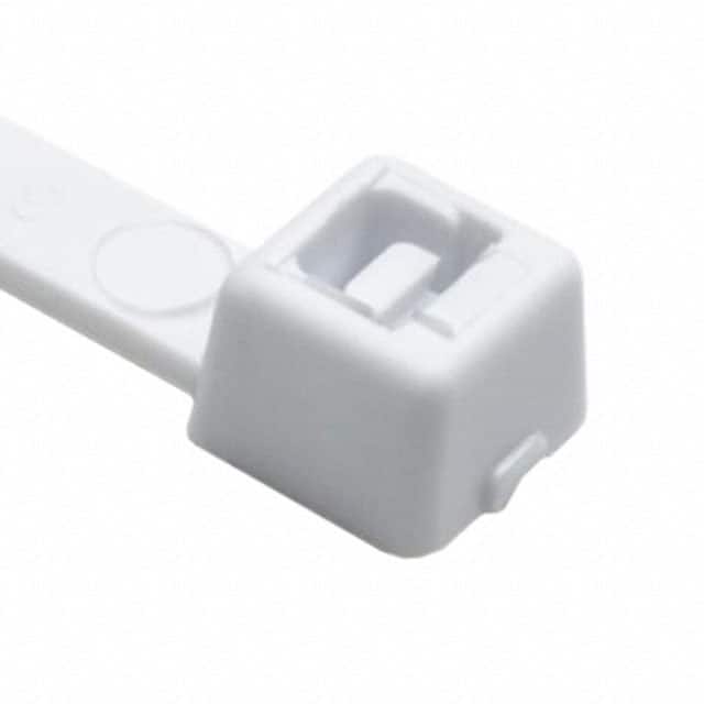 T50L10C2 CBL TIE LOCKING WHITE 50LB 1.28'