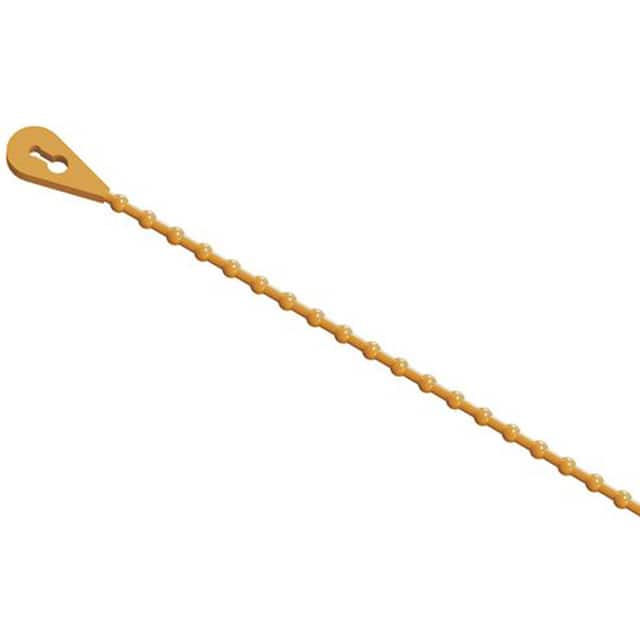 BT-4-10-YL BEADED TIE YELLOW 4"