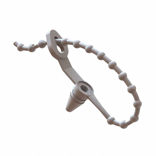 PT-205 BEADED TIE NATURAL 5"