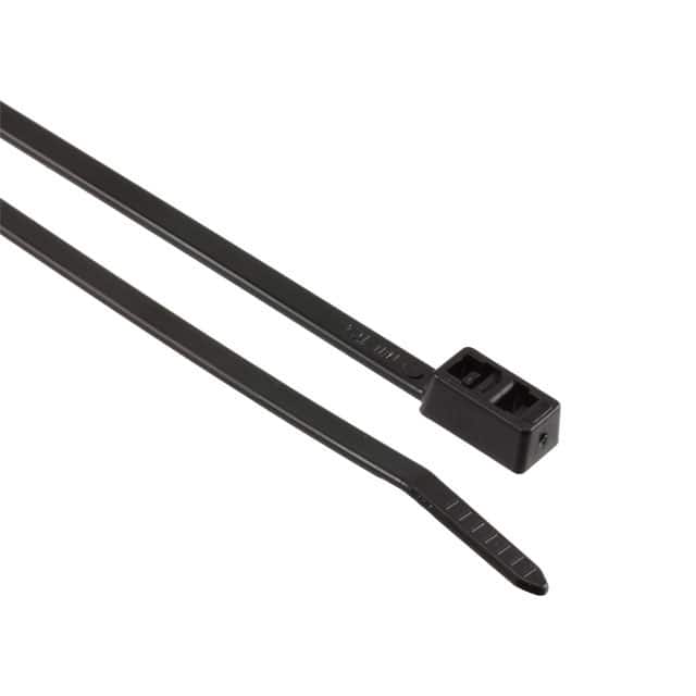 T50LDH0HSM4 CBL TIE DBL HEAD BLK 50LB 1.299'