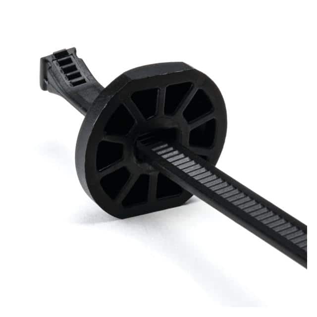 132-00008 BUTTON HEAD TIE BLK 130LB 10.51"