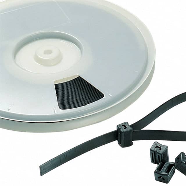 TELS-SPOOL CABLE STRAP BLACK 50' REEL