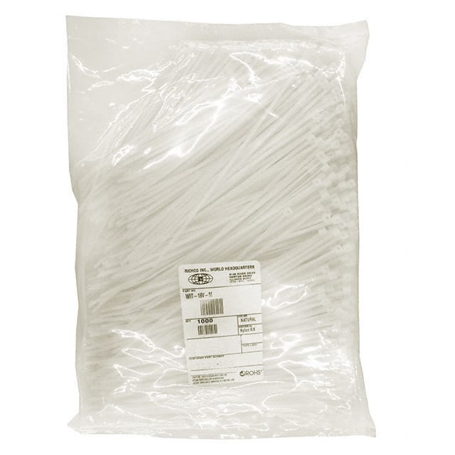 WIT-18VM CBL TIE LOCKING WHITE 18LBS 8"