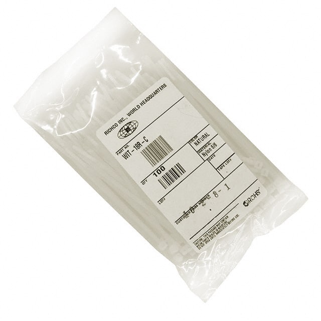 WIT-18R-DK100 CBL TIE LOCKING WHITE 18LB 4.52"