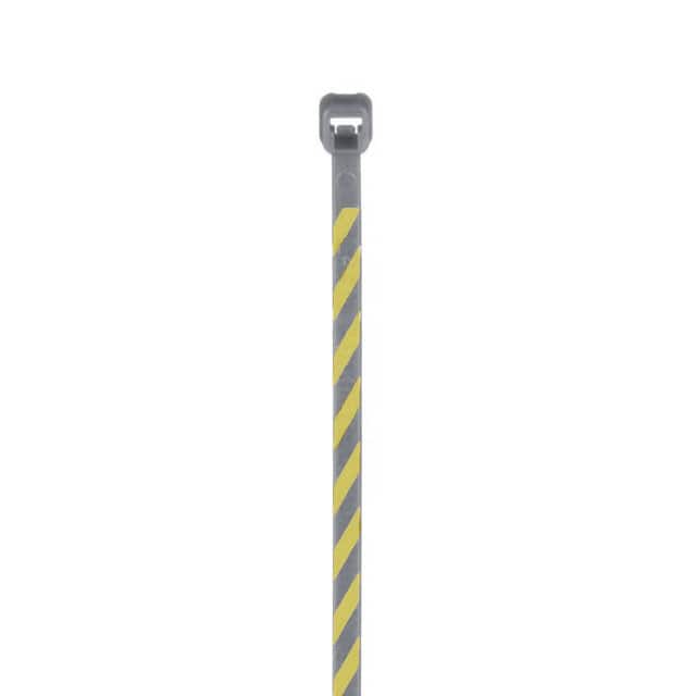 PLT1M-L8-4 CBL TIE LOCK SLATE/YLW 18LB 4"