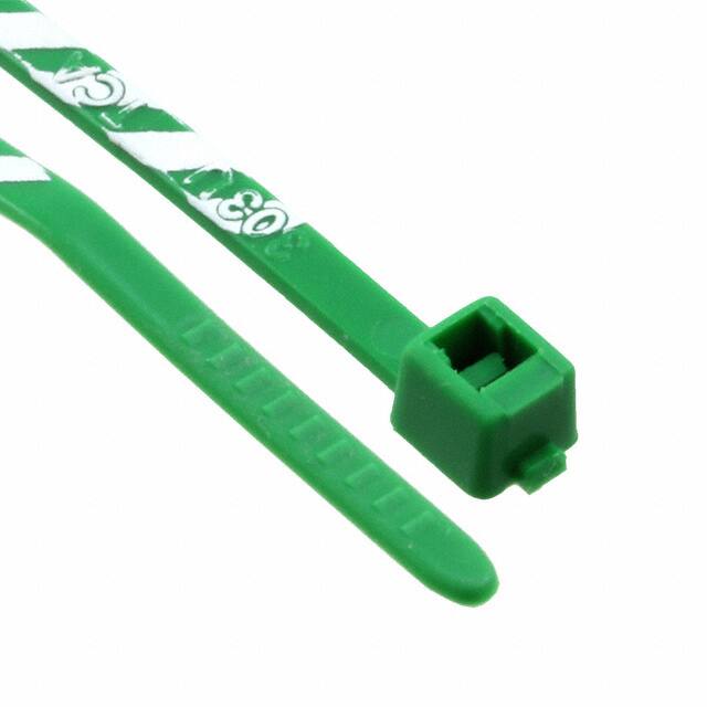 T18R5-10K2 CBL TIE LOCK GRN/WHT 18LB 3.93"