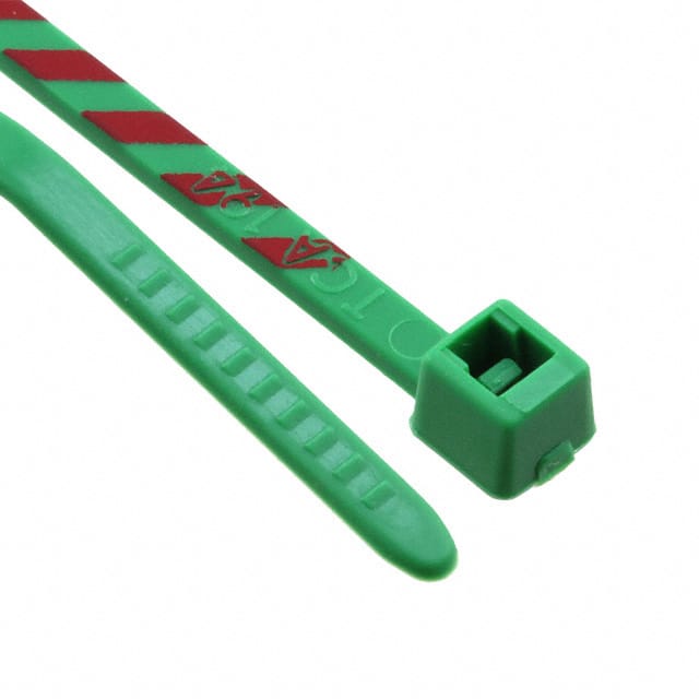T18R5-2K2 CBL TIE LOCK GRN/RED 18LB 3.93"