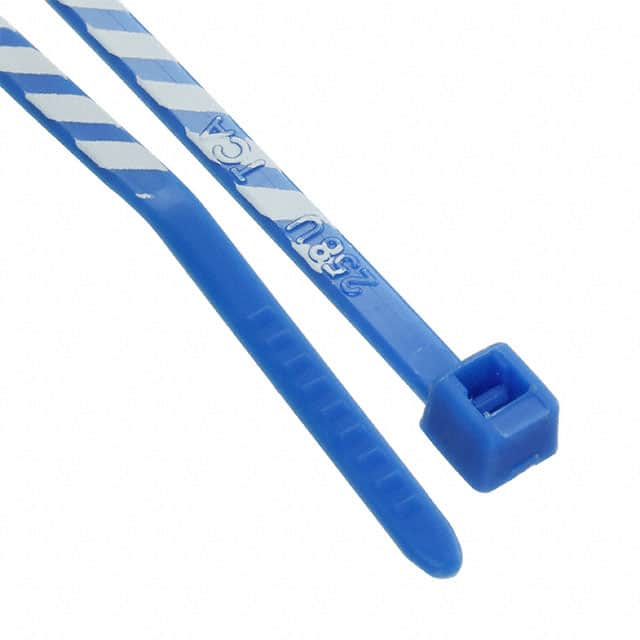 T18R6-10K2 CBL TIE LOCK BLUE/WHT 18LB 3.93"