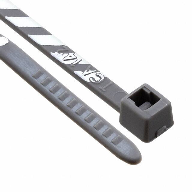 T18R8-10K2 CBL TIE LOCK GRAY/WHT 18LB 3.93"