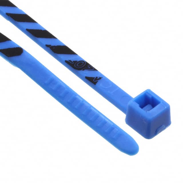 T18R6-0K2 CBL TIE LOCK BLUE/BLK 18LB 3.93"