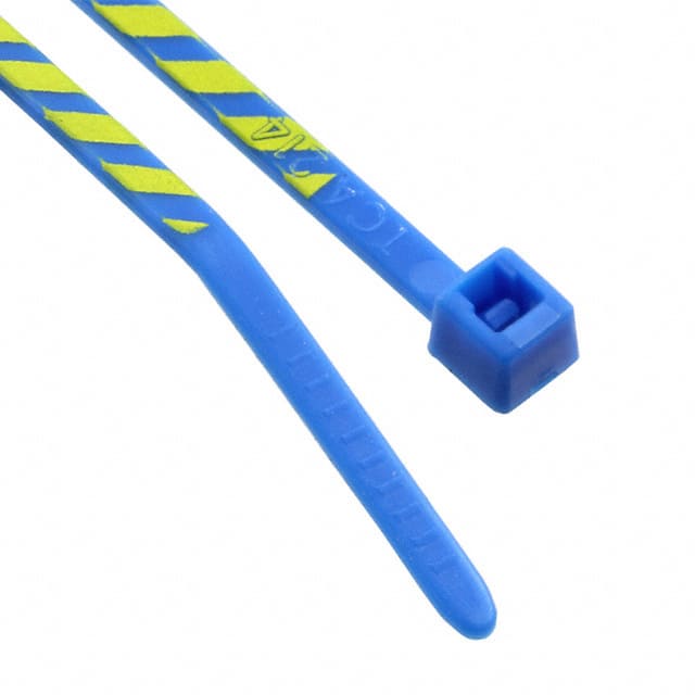 T18R6-4K2 CBL TIE LOCK BLUE/YLW 18LB 3.93"