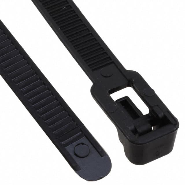 REL50L0C2 CBL TIE RELEASABL BLK 50LB 9.84"