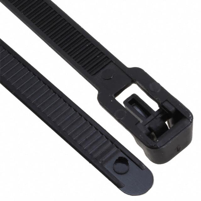 REL50R0C2 CBL TIE RELEASABL BLK 50LB 5.51"