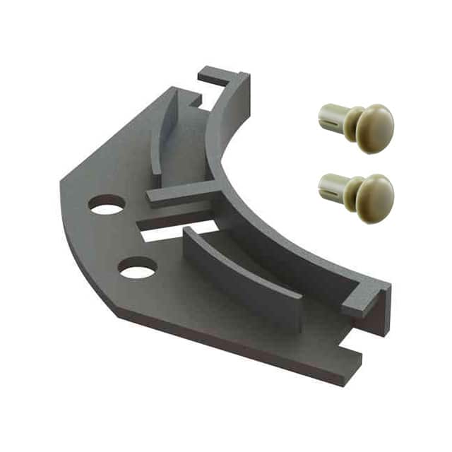 EFA04-34-R02 FIBER OPTIC CORNER GUIDE BLK