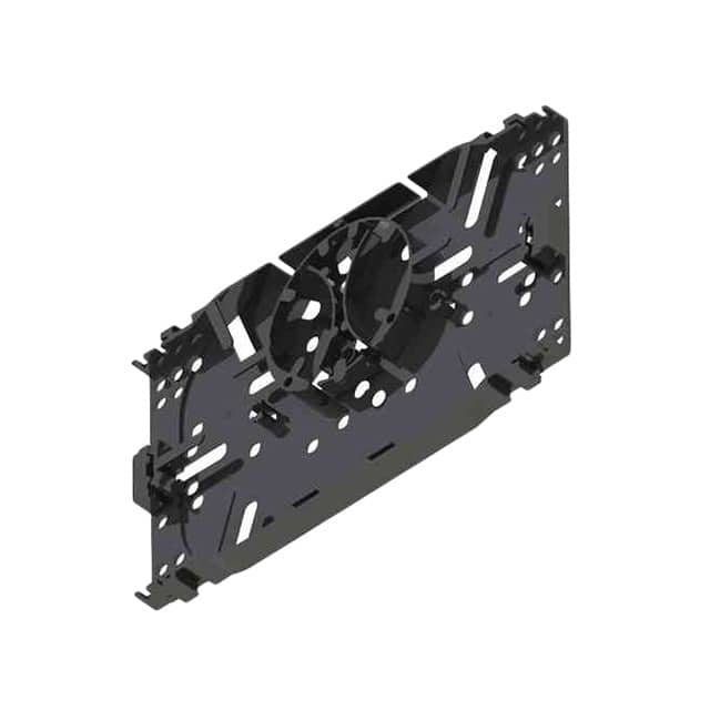 OFST-1-M FBR OPTIC SPLICE TRAY W/RADIUS