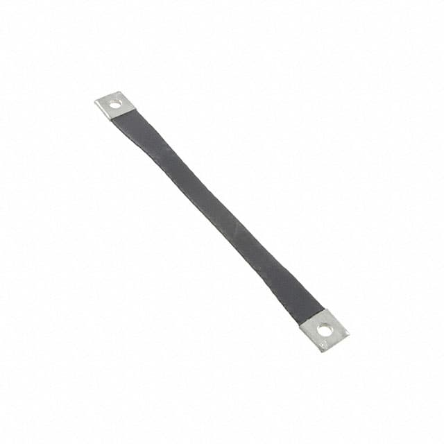 2076025016 GROUND BRAID FLAT W/TUBING 6"