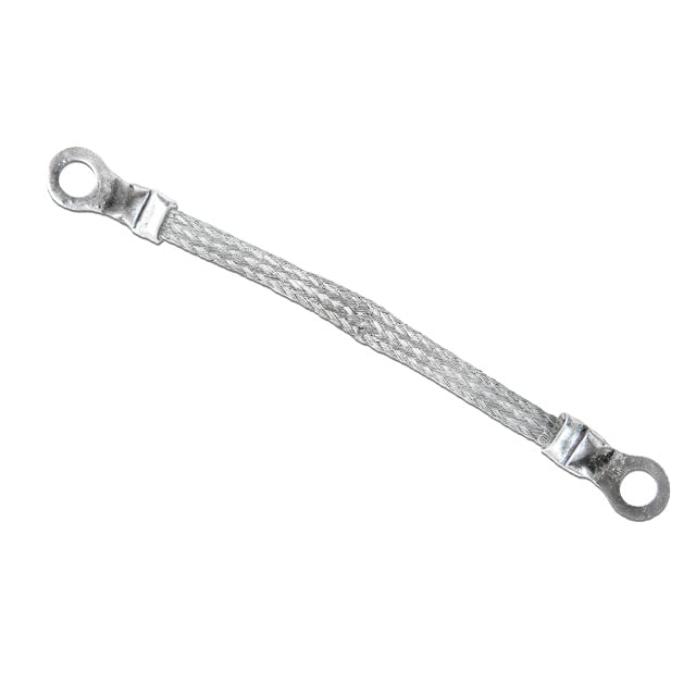 1/4-01-004 GROUND STRAP BRAIDED FLAT 0.25"